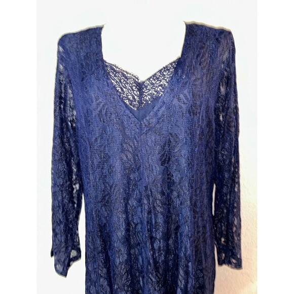 Xotica Vintage Women’s Vintage Witchy Whimsigoth Lace Layered Maxi Dress size L - Picture 2 of 9